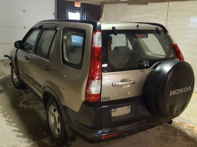 JHLRD68525C007118 - 2005 HONDA CR-V TAN photo 3