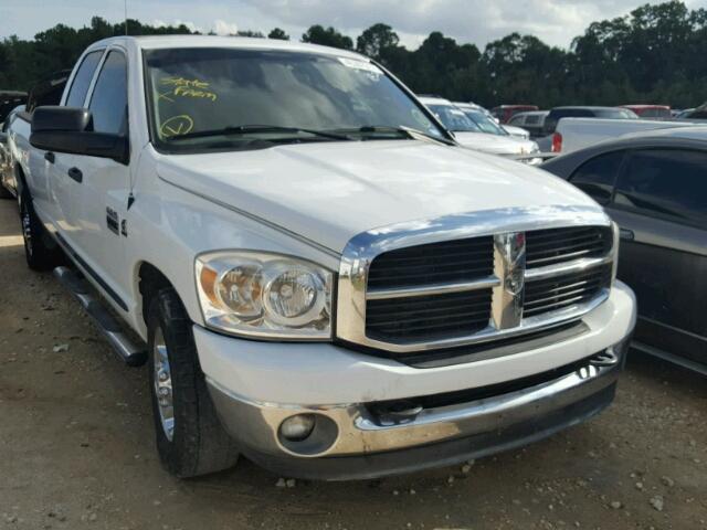 3D7KR28C37G716623 - 2007 DODGE RAM 2500 S WHITE photo 1