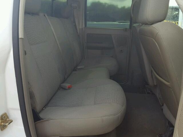 3D7KR28C37G716623 - 2007 DODGE RAM 2500 S WHITE photo 6
