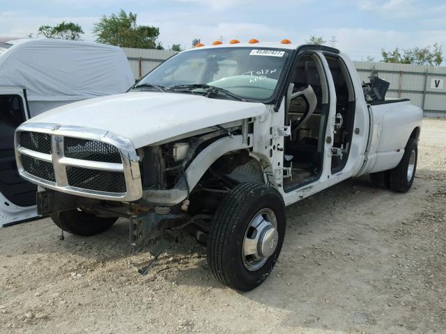 3D7MA48C14G110194 - 2004 DODGE RAM 3500 S WHITE photo 2