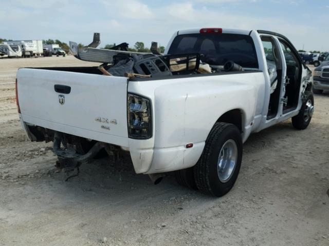 3D7MA48C14G110194 - 2004 DODGE RAM 3500 S WHITE photo 4