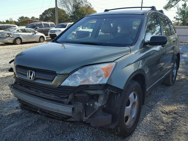 JHLRE38307C023962 - 2007 HONDA CR-V LX GREEN photo 2