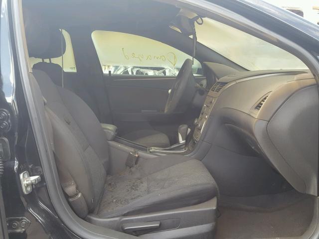1G1ZC5E00CF256007 - 2012 CHEVROLET MALIBU 1LT BLACK photo 5