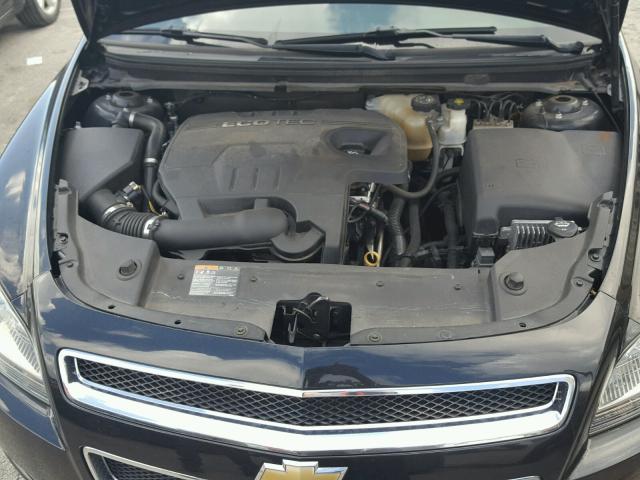 1G1ZC5E00CF256007 - 2012 CHEVROLET MALIBU 1LT BLACK photo 7