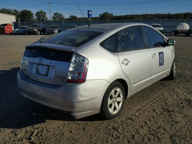 JTDKB20U077663149 - 2007 TOYOTA PRIUS SILVER photo 4