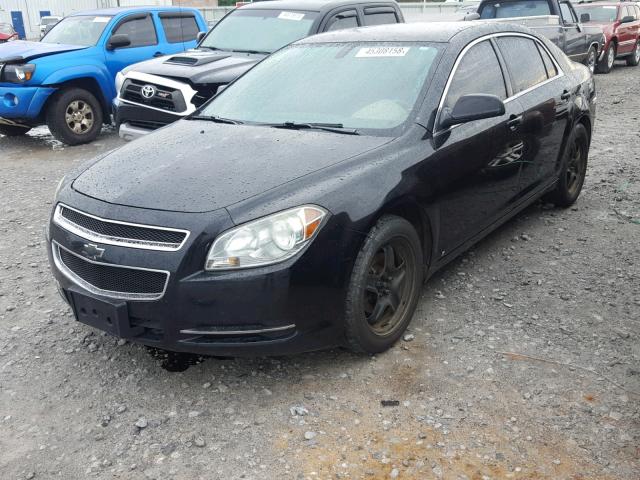 1G1ZG57B194221578 - 2009 CHEVROLET MALIBU LS შავი ფოტო 2