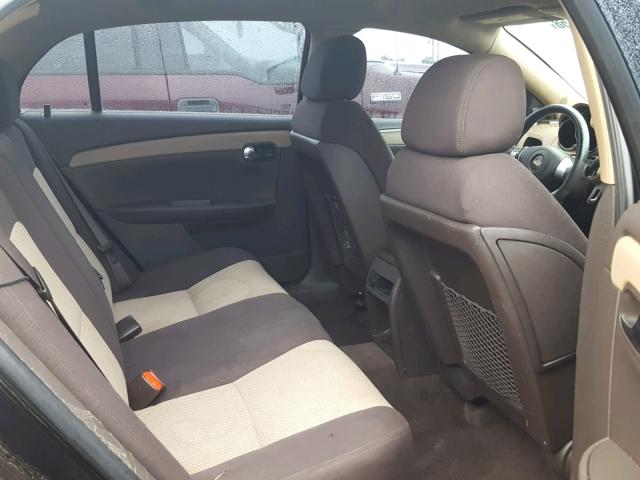 1G1ZG57B194221578 - 2009 CHEVROLET MALIBU LS შავი ფოტო 6