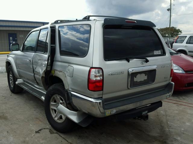 JT3HN86R620380994 - 2002 TOYOTA 4RUNNER SR SILVER photo 3