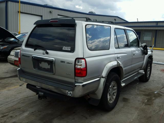 JT3HN86R620380994 - 2002 TOYOTA 4RUNNER SR SILVER photo 4