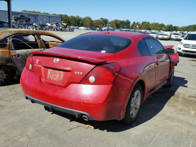 1N4AL24E88C263866 - 2008 NISSAN ALTIMA 2.5 RED photo 4