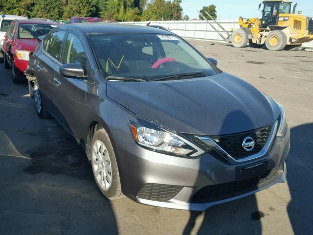 3N1AB7AP8GY258658 - 2016 NISSAN SENTRA S GRAY photo 1