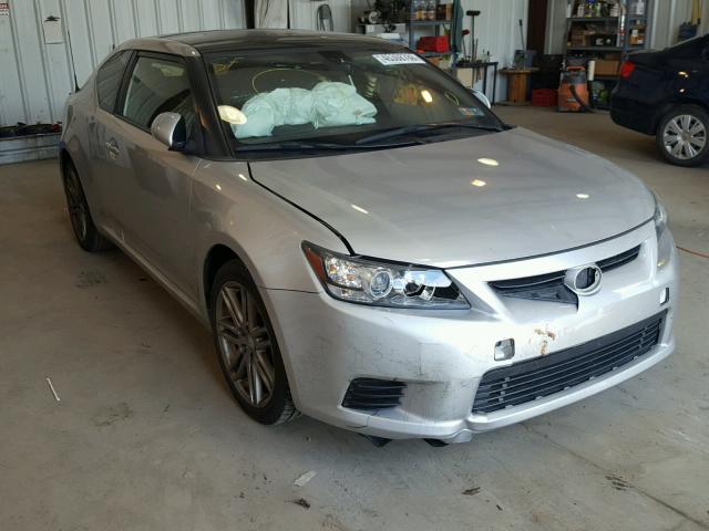 JTKJF5C77D3057222 - 2013 TOYOTA SCION TC SILVER photo 1
