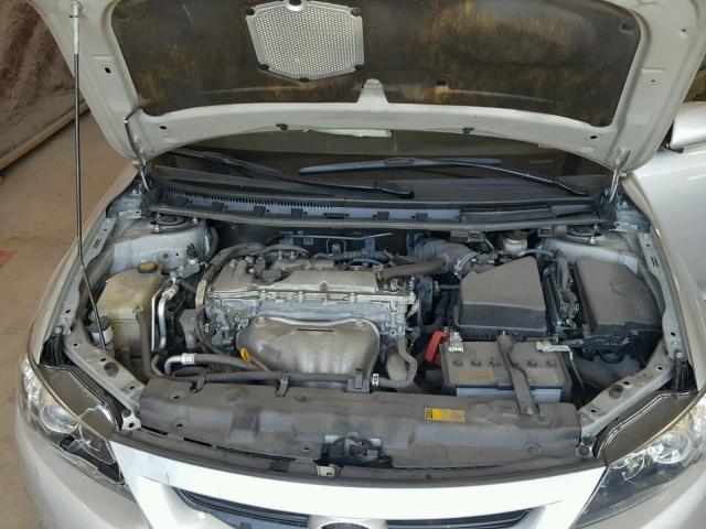 JTKJF5C77D3057222 - 2013 TOYOTA SCION TC SILVER photo 7