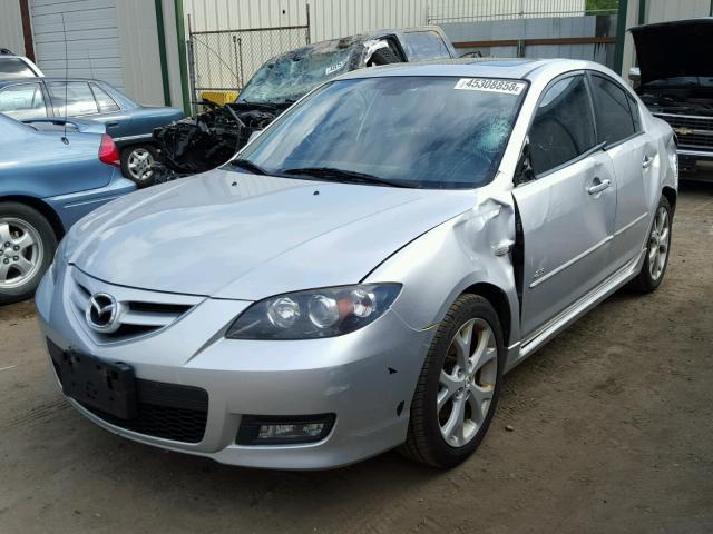 JM1BK323481817862 - 2008 MAZDA 3 S SILVER photo 2