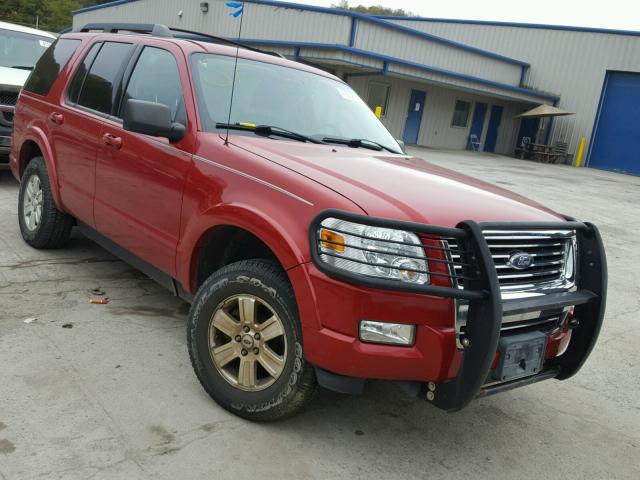 1FMEU7DE3AUA46128 - 2010 FORD EXPLORER X RED photo 1