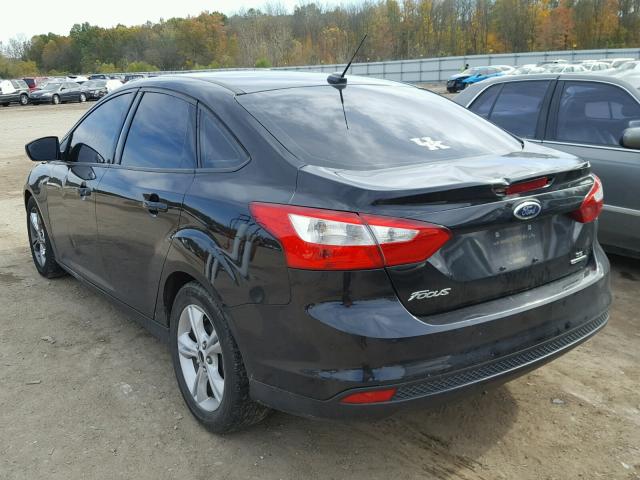 1FADP3F26EL193371 - 2014 FORD FOCUS SE BLACK photo 3