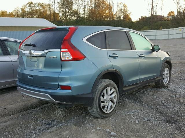 2HKRM4H54GH701897 - 2016 HONDA CR-V BLUE photo 4