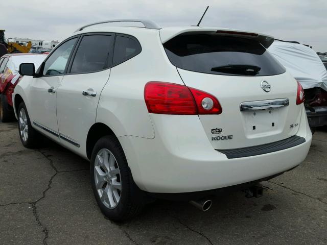 JN8AS5MV3DW116950 - 2013 NISSAN ROGUE WHITE photo 3