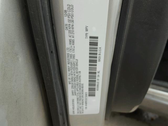 4S4BP61C977333973 - 2007 SUBARU LEGACY SILVER photo 10