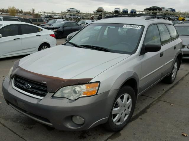 4S4BP61C977333973 - 2007 SUBARU LEGACY SILVER photo 2