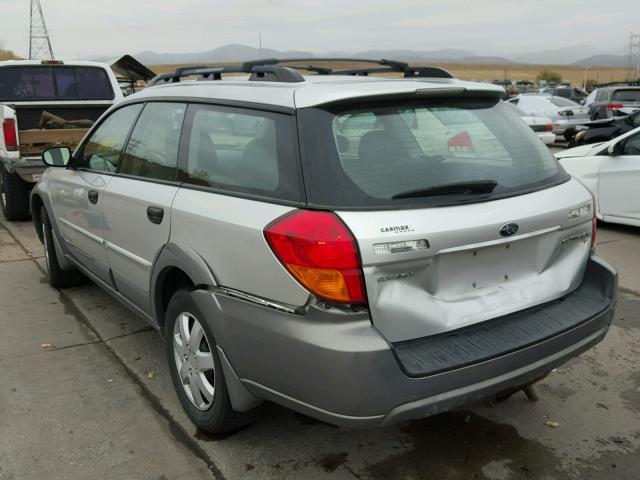 4S4BP61C977333973 - 2007 SUBARU LEGACY SILVER photo 3