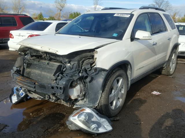 1GKEV33707J131407 - 2007 GMC ACADIA SLT WHITE photo 2