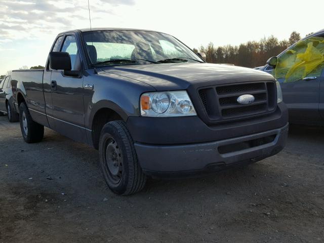 1FTRF12286NA41188 - 2006 FORD F150 GRAY photo 1