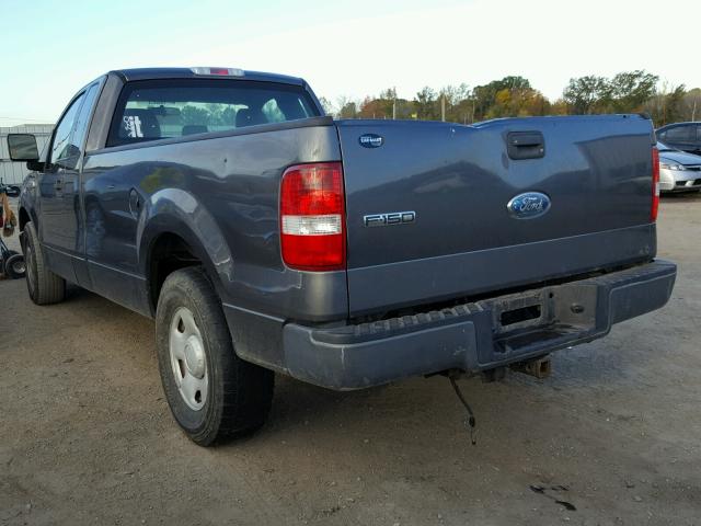 1FTRF12286NA41188 - 2006 FORD F150 GRAY photo 3