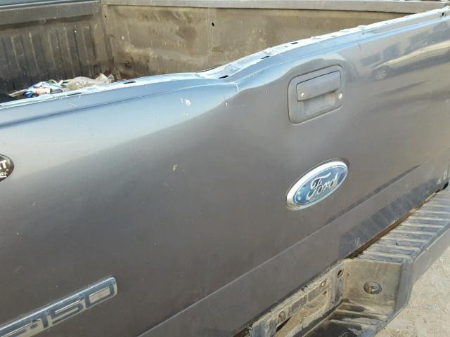 1FTRF12286NA41188 - 2006 FORD F150 GRAY photo 9