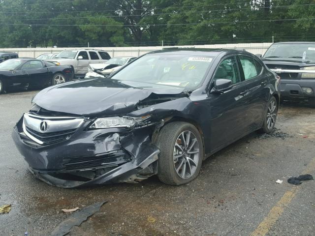 19UUB2F55GA006781 - 2016 ACURA TLX TECH შავი ფოტო 2