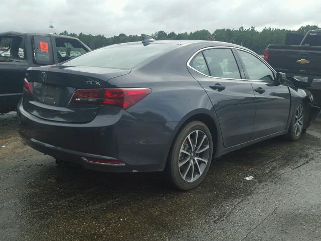 19UUB2F55GA006781 - 2016 ACURA TLX TECH შავი ფოტო 4