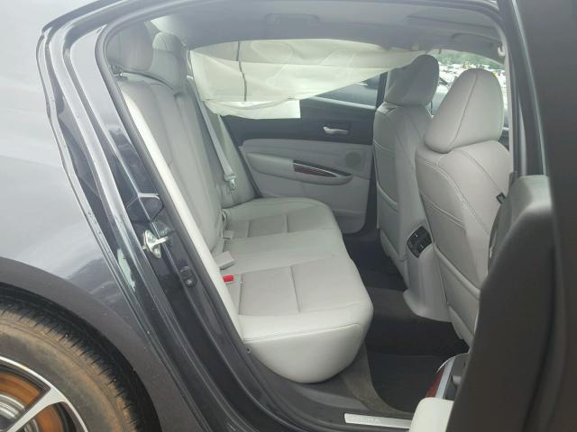 19UUB2F55GA006781 - 2016 ACURA TLX TECH შავი ფოტო 6