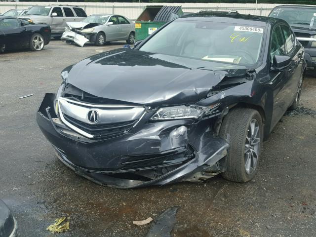19UUB2F55GA006781 - 2016 ACURA TLX TECH შავი ფოტო 9