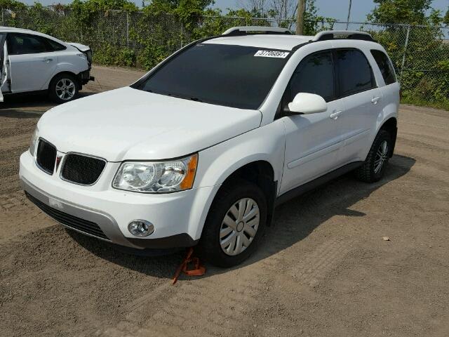 2CKDL33FX96247565 - 2009 PONTIAC TORRENT WHITE photo 2