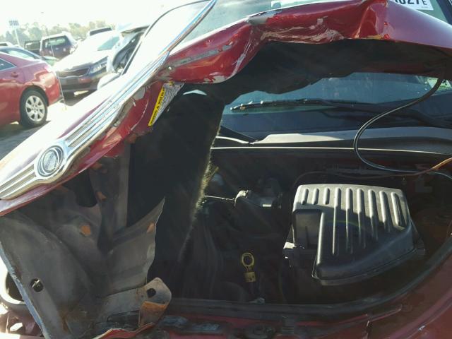 3A4FY48B57T597198 - 2007 CHRYSLER PT CRUISER RED photo 7