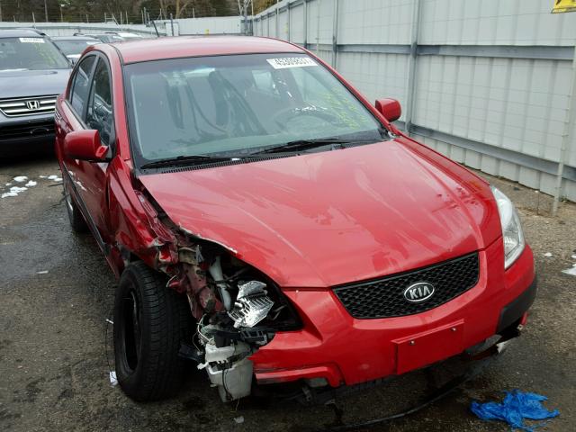 KNADE223X96524866 - 2009 KIA RIO RED photo 1