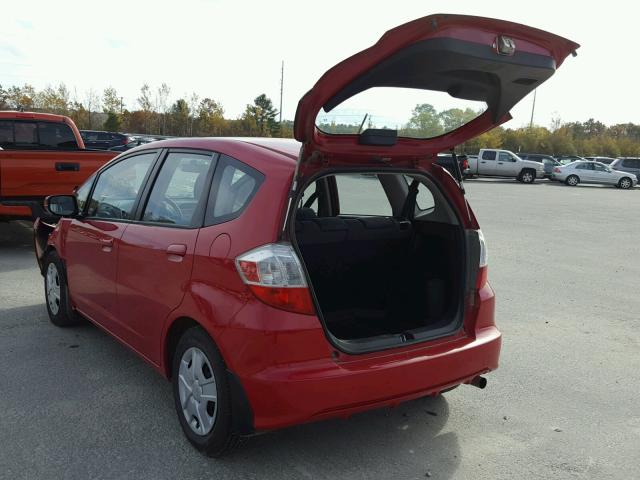 JHMGE8H30DC048615 - 2013 HONDA FIT RED photo 3