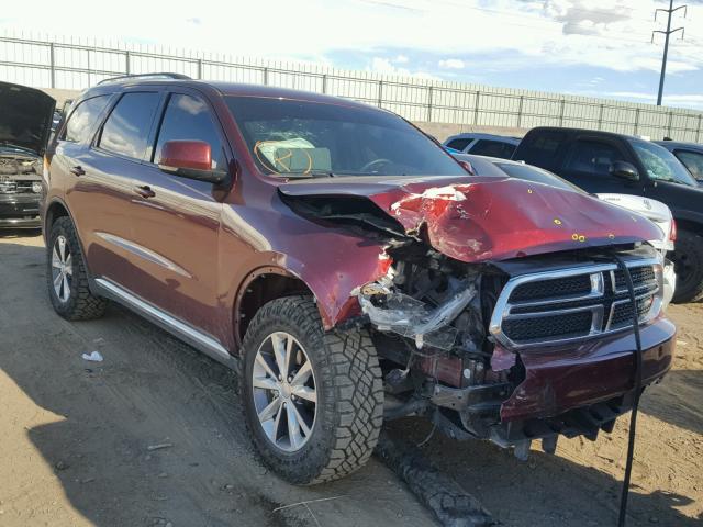 1C4RDJDG3GC375544 - 2016 DODGE DURANGO LI MAROON photo 1