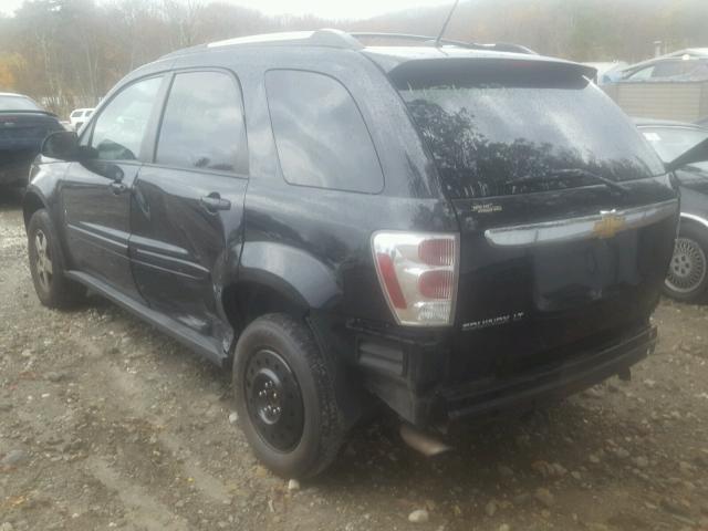 2CNDL33F896248555 - 2009 CHEVROLET EQUINOX LT BLACK photo 3