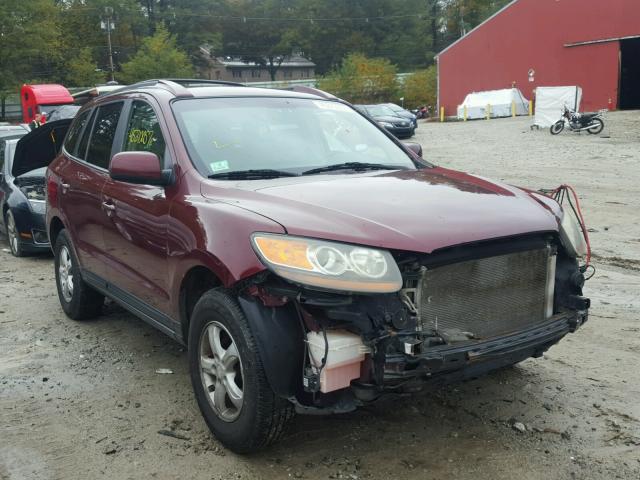 5NMSG13DX7H095928 - 2007 HYUNDAI SANTA FE G MAROON photo 1