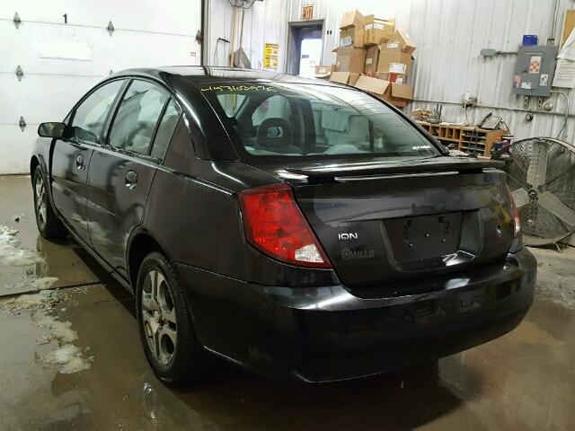 1G8AZ52F15Z162256 - 2005 SATURN ION LEVEL BLACK photo 3