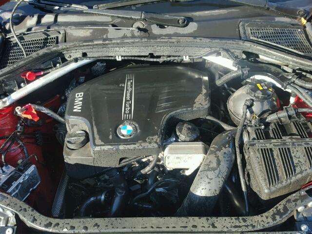 5UXWX9C57G0D93203 - 2016 BMW X3 XDRIVE2 Czerwony zdjęcie 7