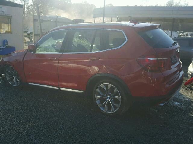 5UXWX9C57G0D93203 - 2016 BMW X3 XDRIVE2 Czerwony zdjęcie 8
