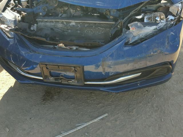 19XFB2F82EE060907 - 2014 HONDA CIVIC EX BLUE photo 9