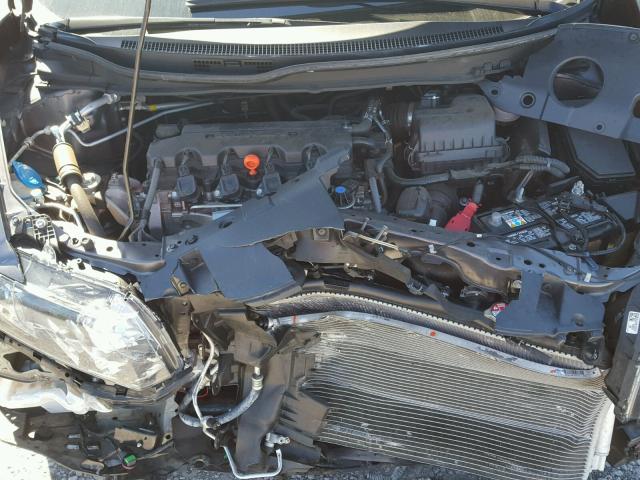 19XFB2F91FE053425 - 2015 HONDA CIVIC EXL GRAY photo 7