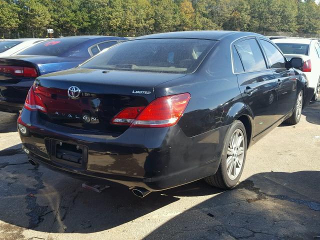 4T1BK36B46U117350 - 2006 TOYOTA AVALON BLACK photo 4