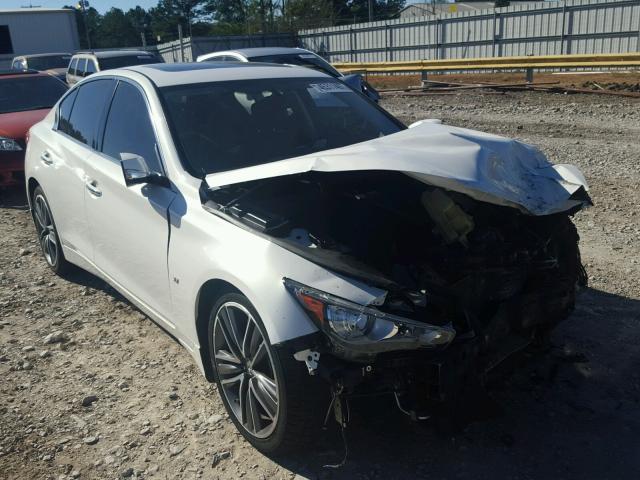 JN1BV7AP7EM673255 - 2014 INFINITI Q50 BASE Blanco foto 1