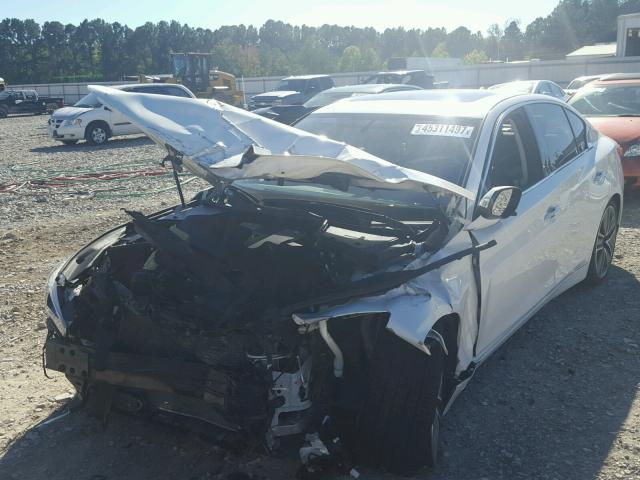 JN1BV7AP7EM673255 - 2014 INFINITI Q50 BASE Blanco foto 2