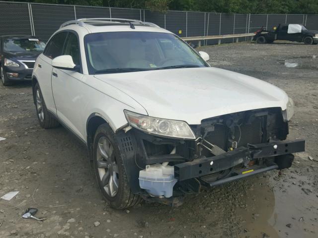 JNRAS08W84X224072 - 2004 INFINITI FX35 WHITE photo 1