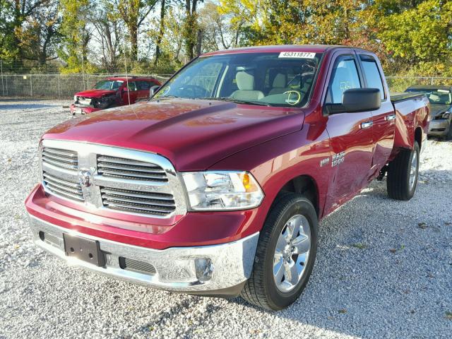 1C6RR7GT4FS640688 - 2015 RAM 1500 SLT MAROON photo 2